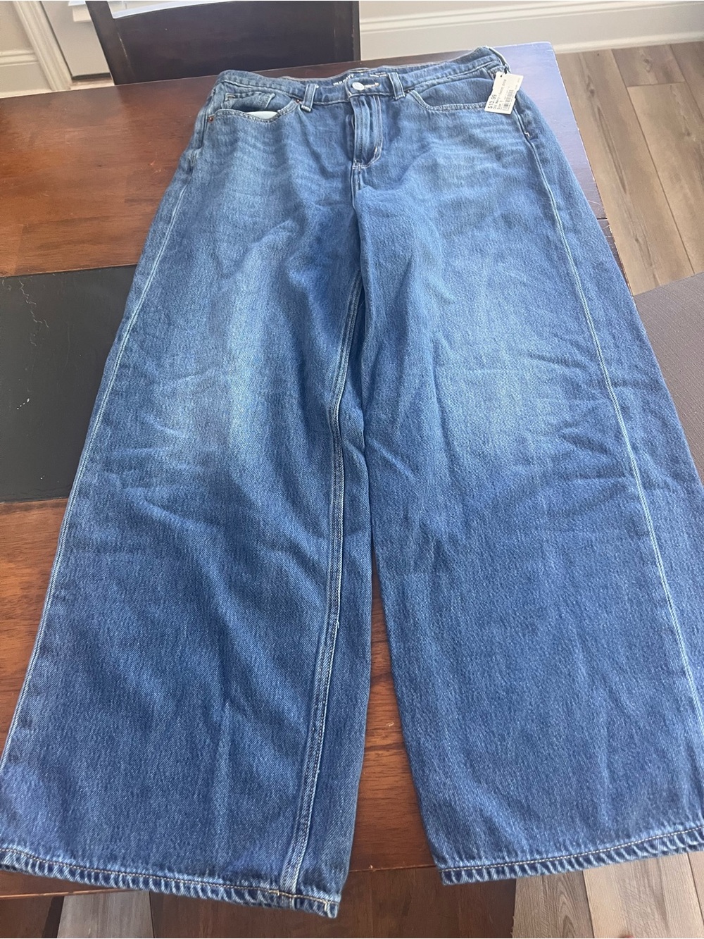 Old Navy Blue Wide-Leg Denim Jeans NWT